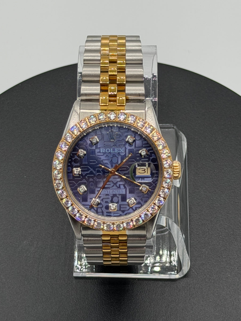 Rolex Datejust 36MM Ref. 16013 – Lavender “Computer” Diamond Dial