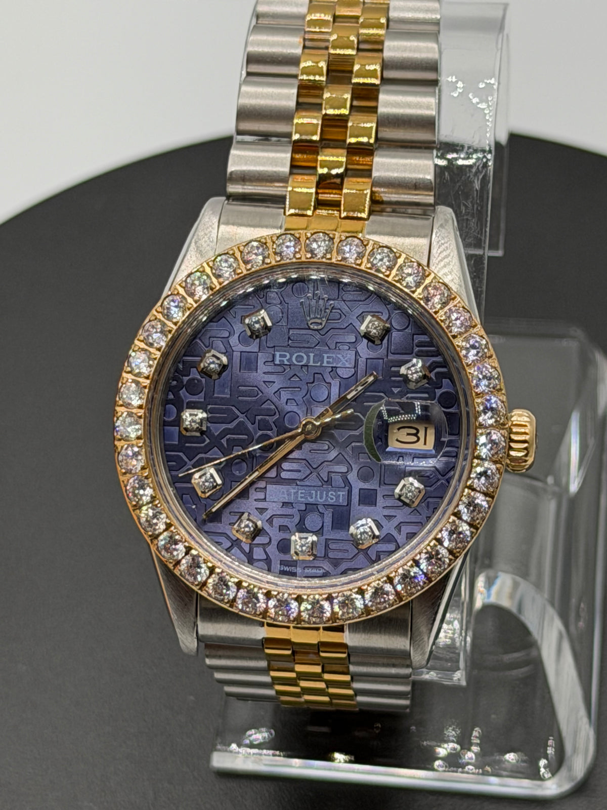 Rolex Datejust 36MM Ref. 16013 – Lavender “Computer” Diamond Dial