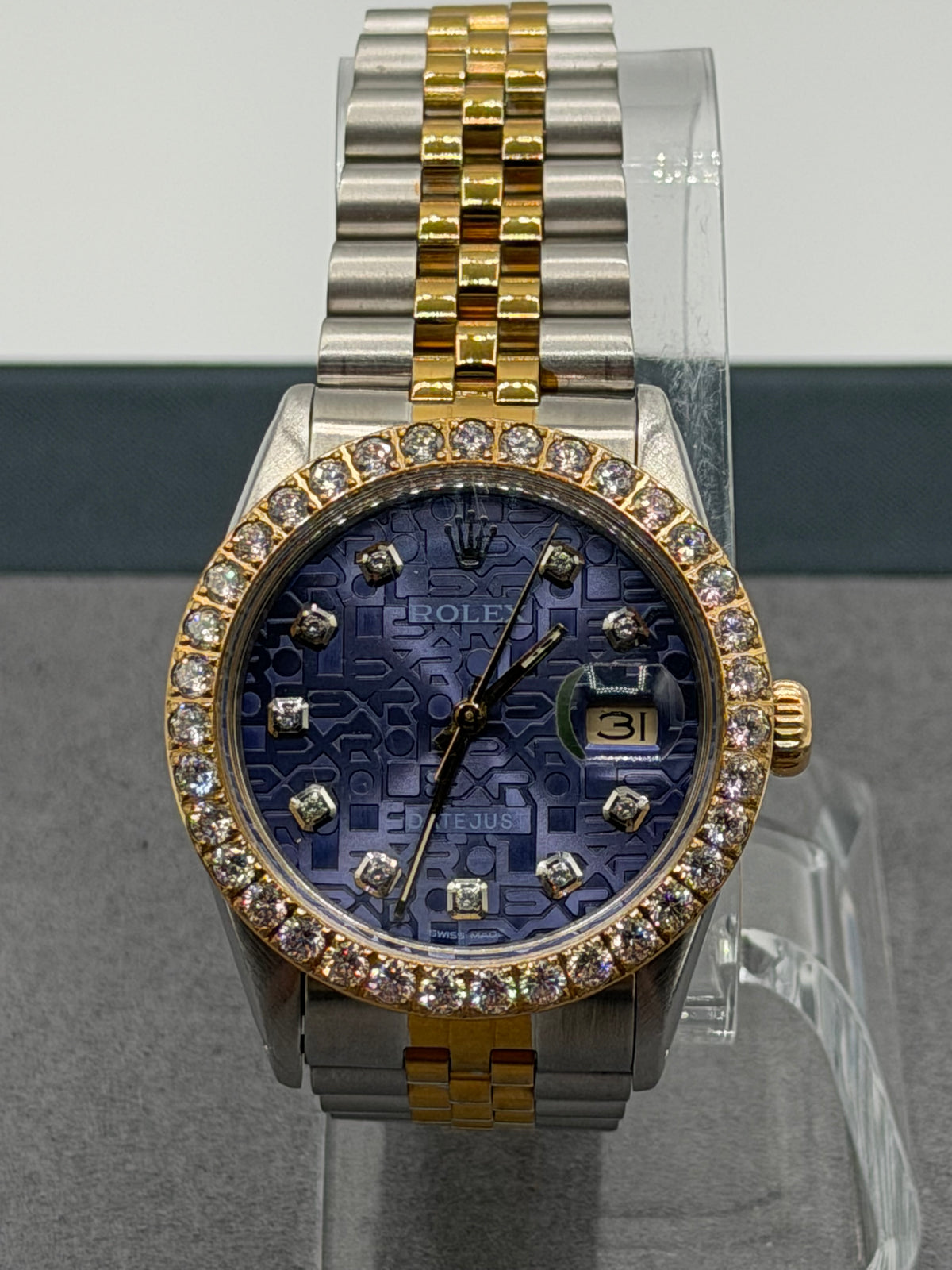 Rolex Datejust 36MM Ref. 16013 – Lavender “Computer” Diamond Dial