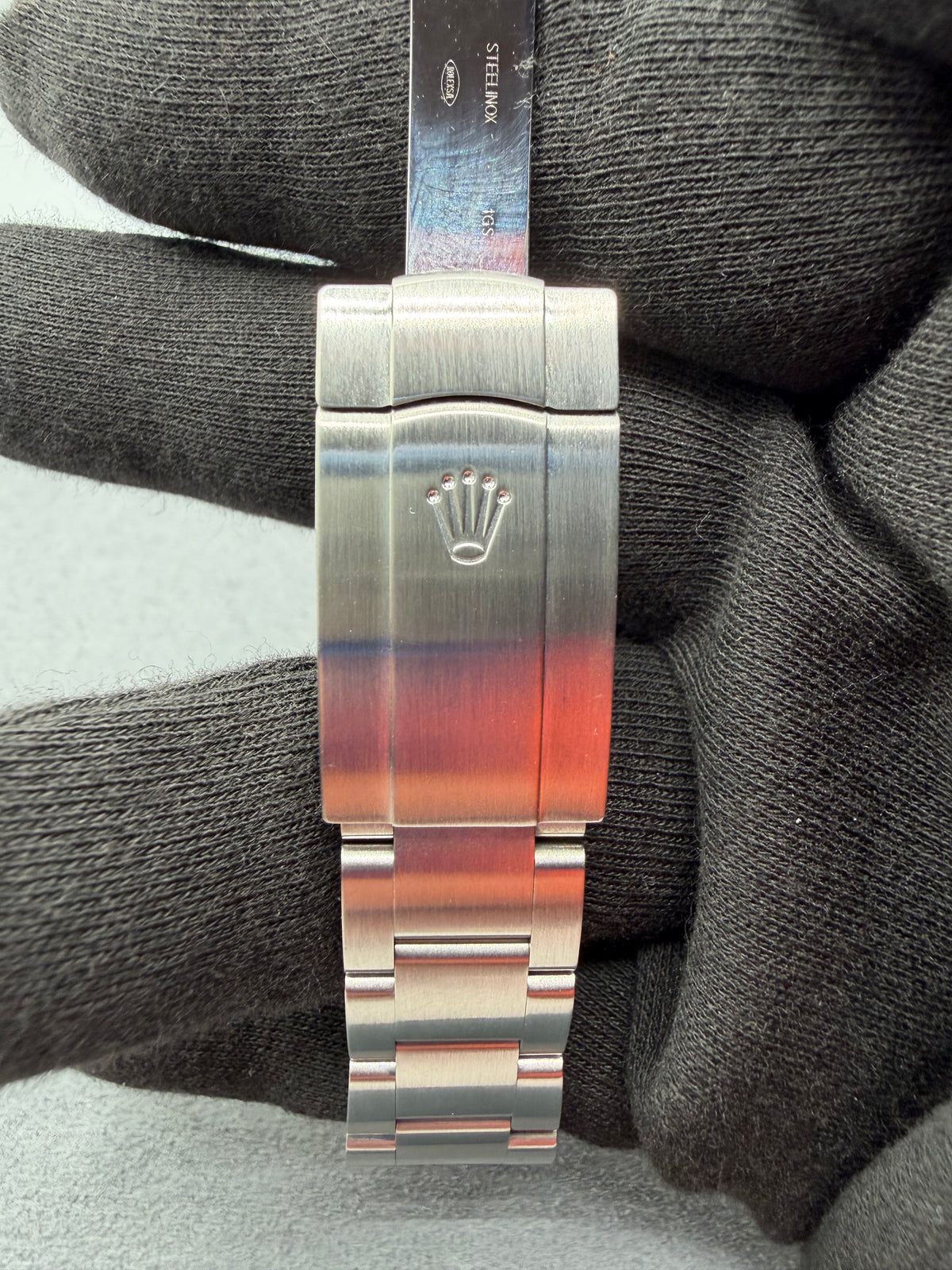Rolex Oyster Perpetual 34MM Blue Dial Oyster Bracelet - Reference #114200