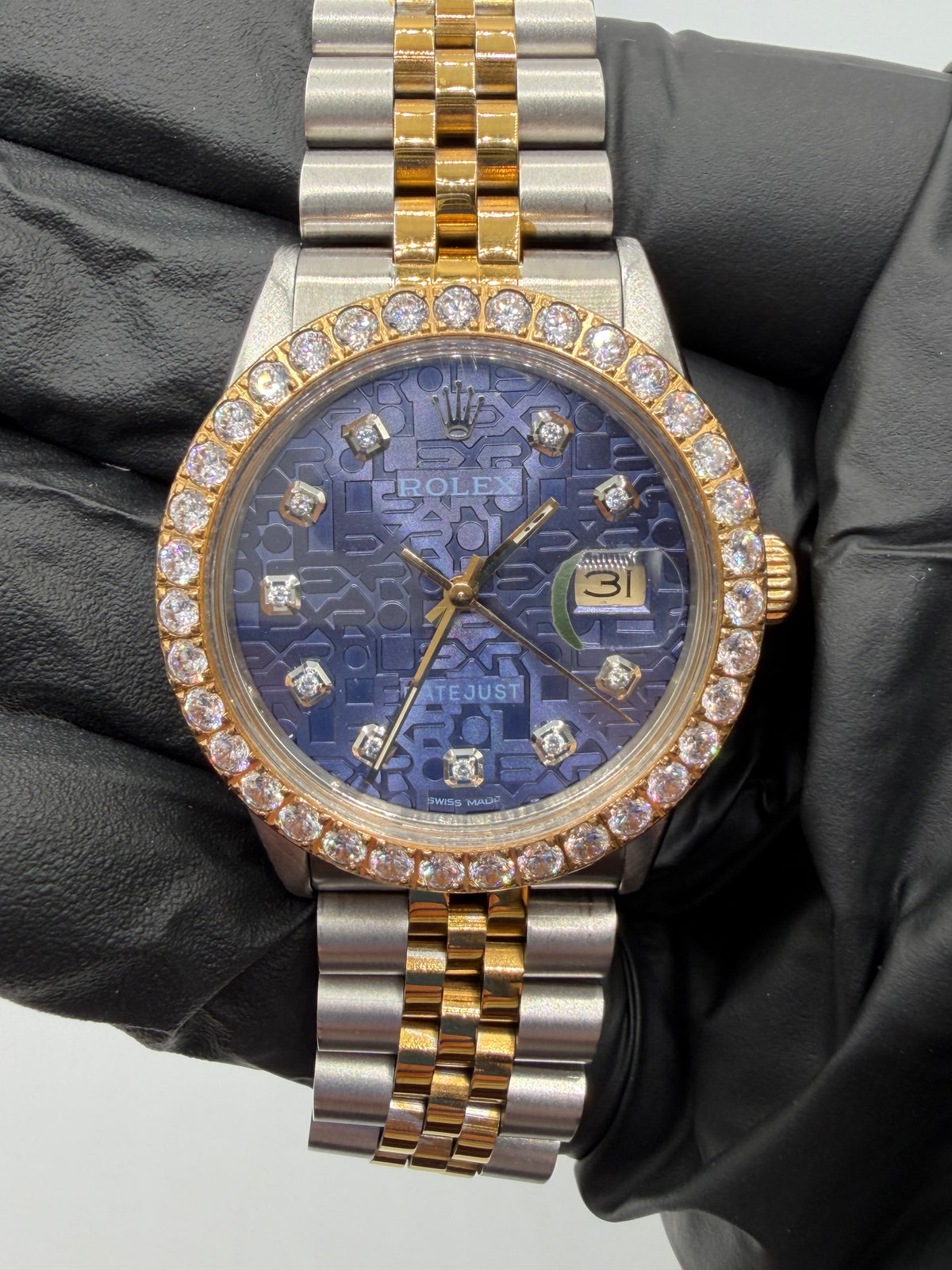 Rolex Datejust 36MM Ref. 16013 – Lavender “Computer” Diamond Dial