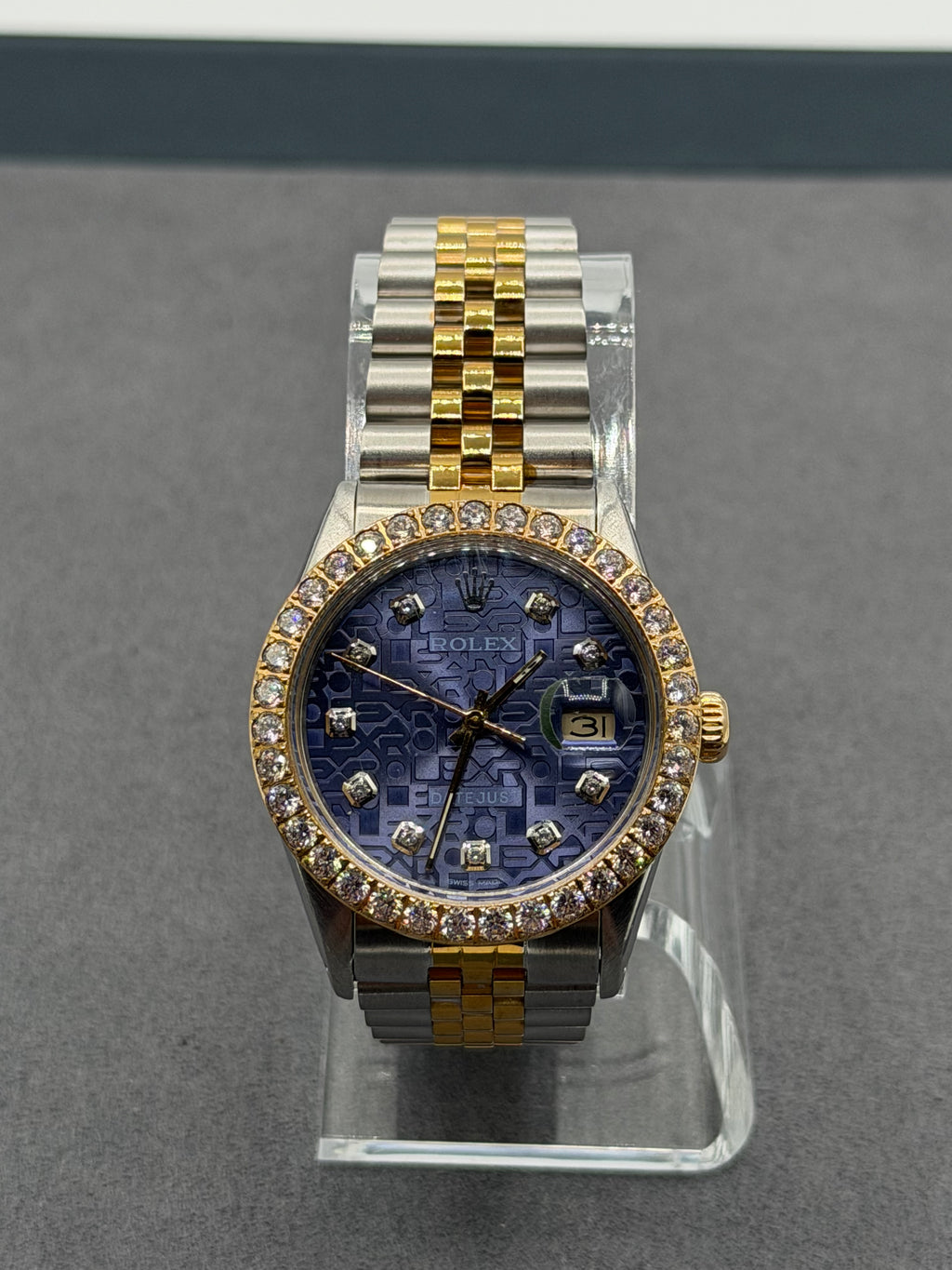 Rolex Datejust 36MM Ref. 16013 – Lavender “Computer” Diamond Dial