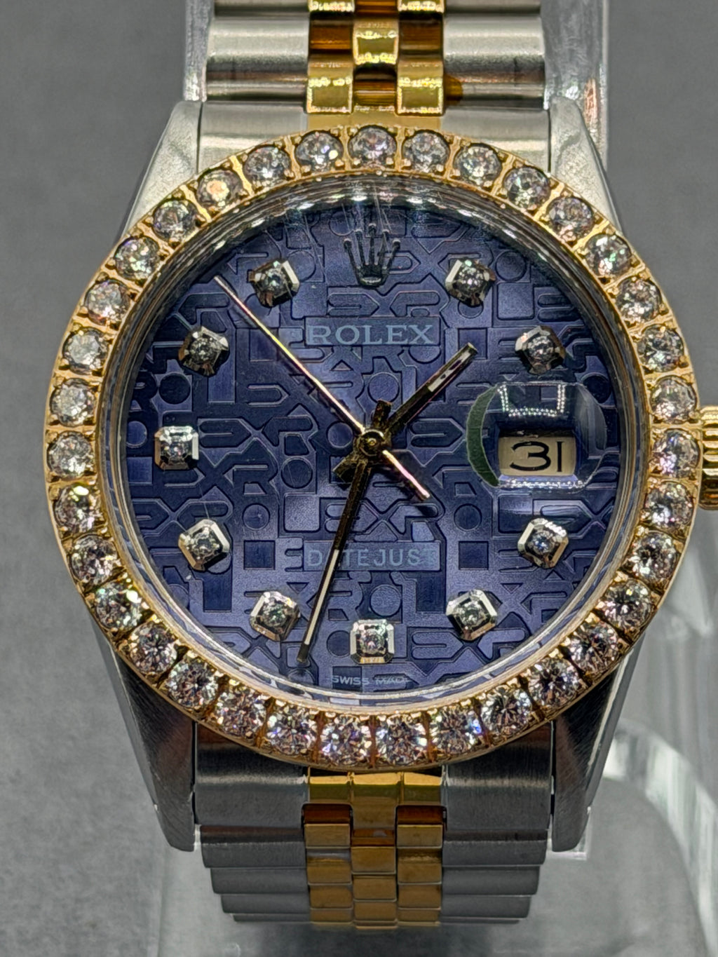 Rolex Datejust 36MM Ref. 16013 – Lavender “Computer” Diamond Dial
