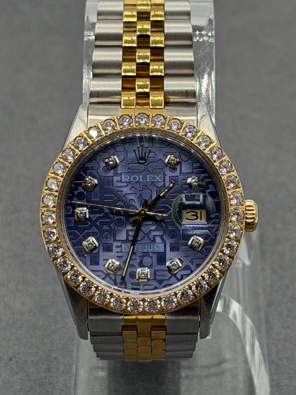 Rolex Datejust 36MM Ref. 16013 – Lavender “Computer” Diamond Dial