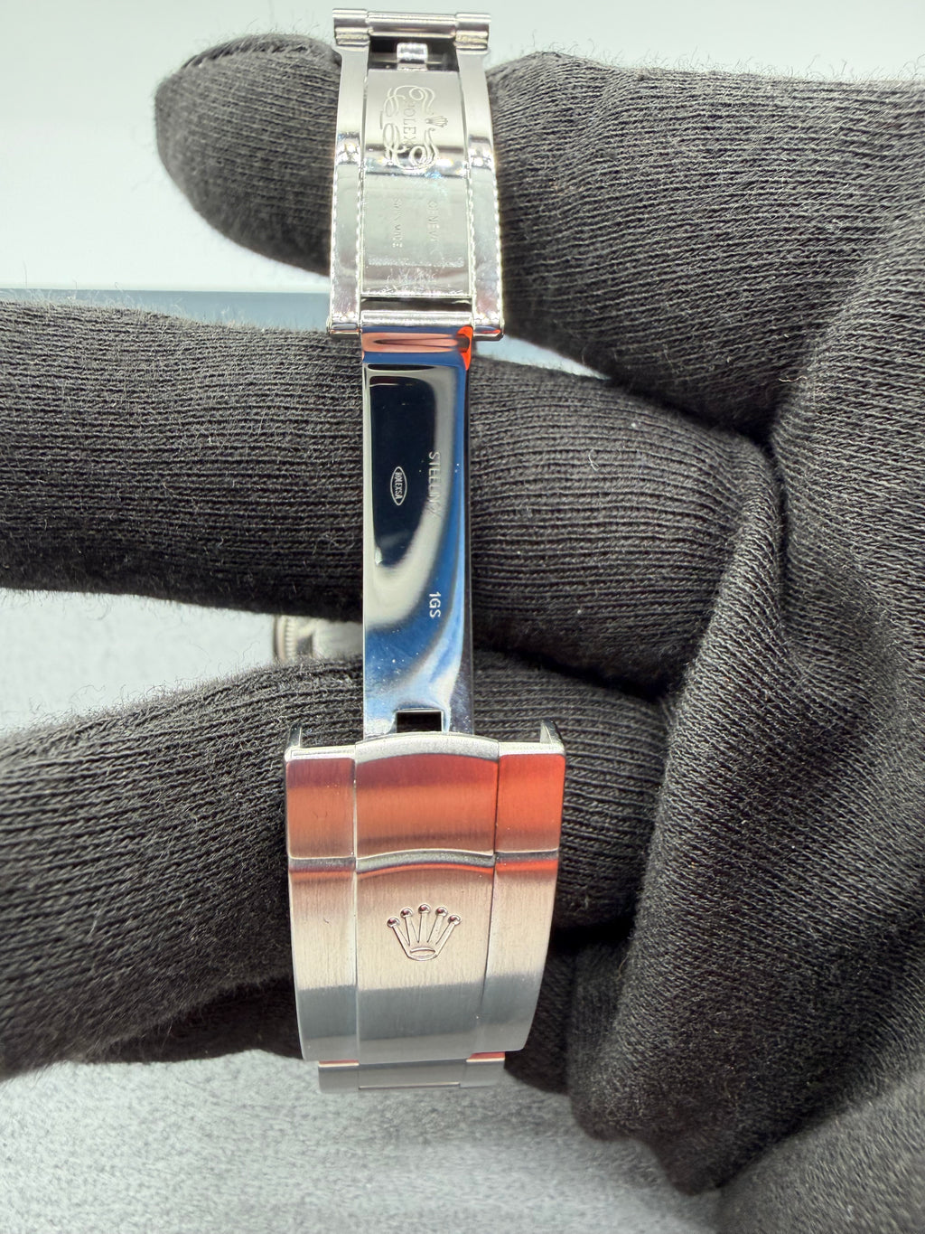 Rolex Oyster Perpetual 34MM Blue Dial Oyster Bracelet - Reference #114200