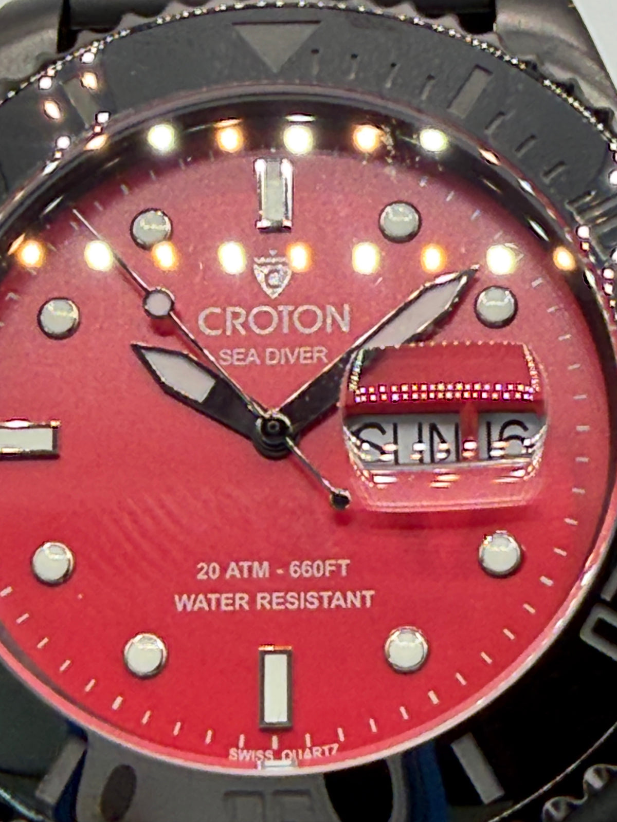 2026 Croton Sea Diver Black Dial Black Case – Swiss – New/Unworn