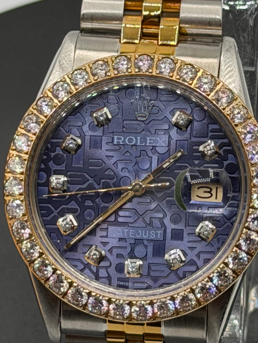 Rolex Datejust 36MM Ref. 16013 – Lavender “Computer” Diamond Dial