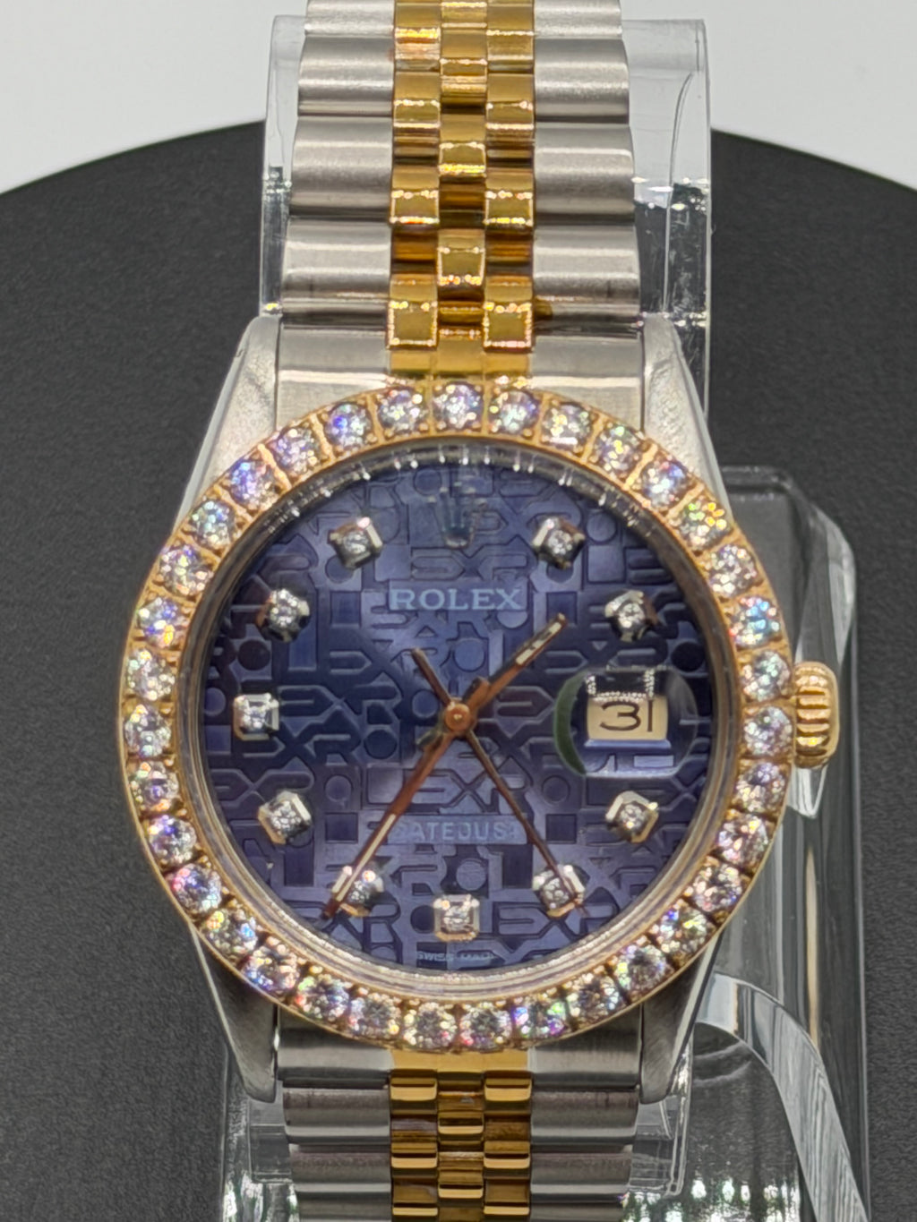 Rolex Datejust 36MM Ref. 16013 – Lavender “Computer” Diamond Dial