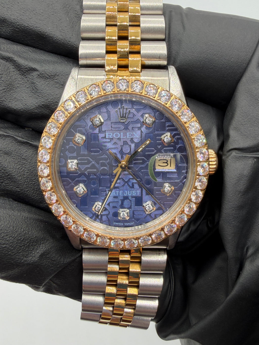 Rolex Datejust 36MM Ref. 16013 – Lavender “Computer” Diamond Dial