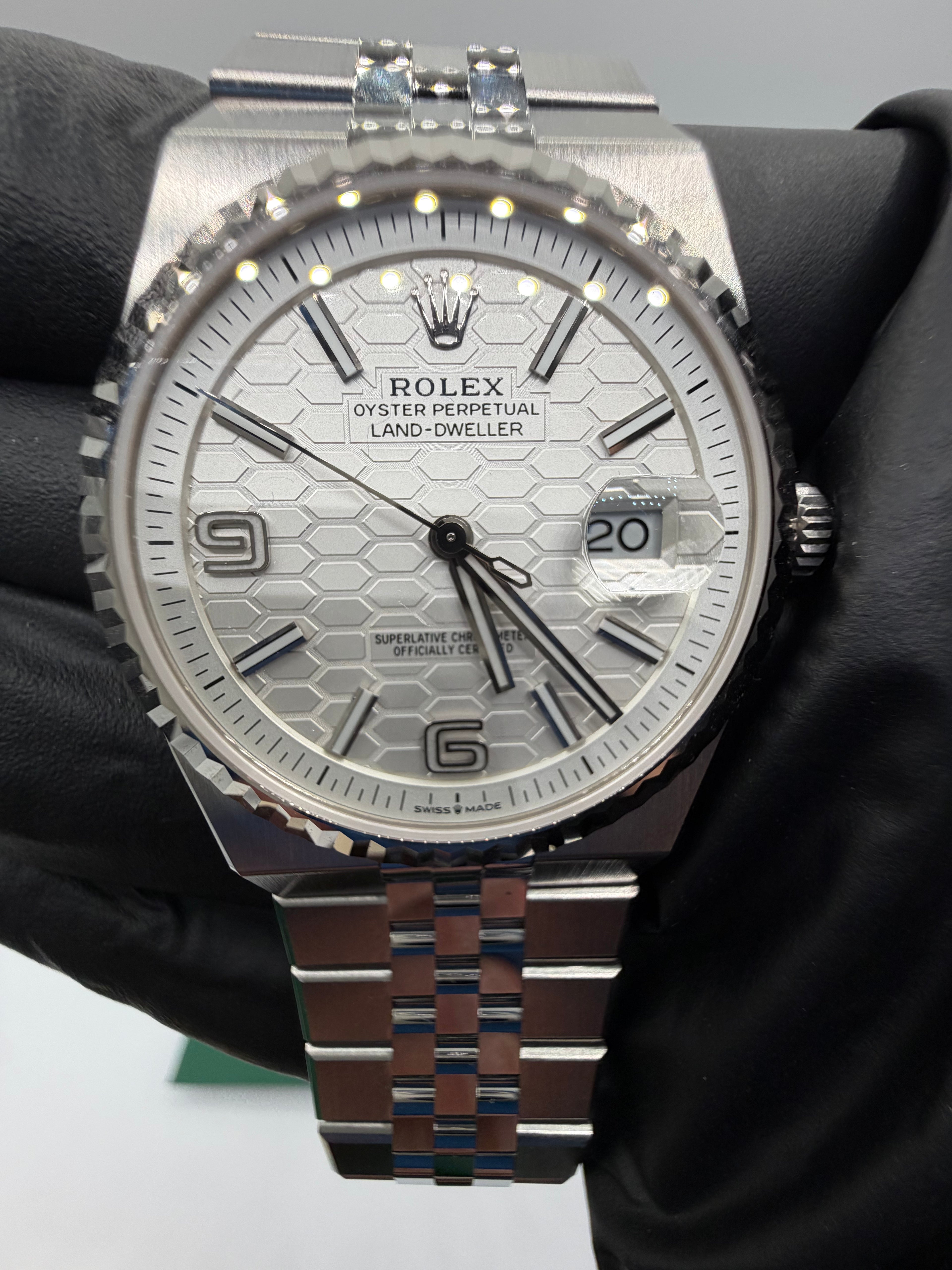 2026 Rolex Land-Dweller 40MM – Reference 127334 – Oystersteel & 18K White Gold – Complete Full Set