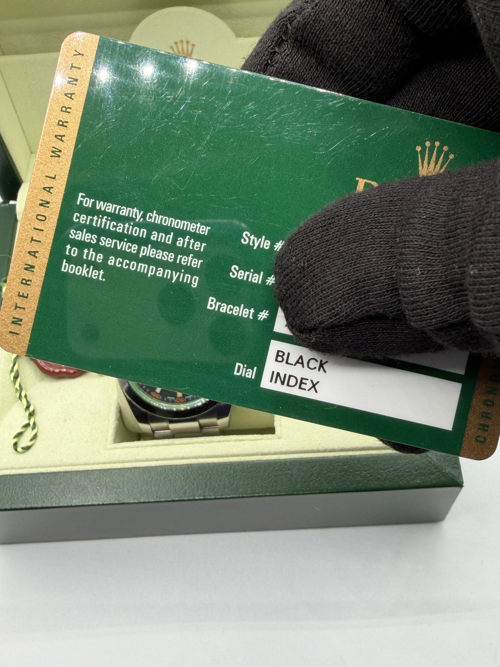 2011 Rolex Milgauss 40MM Black Dial Stainless Steel Oyster Bracelet – Reference 116400 – Complete Full Set