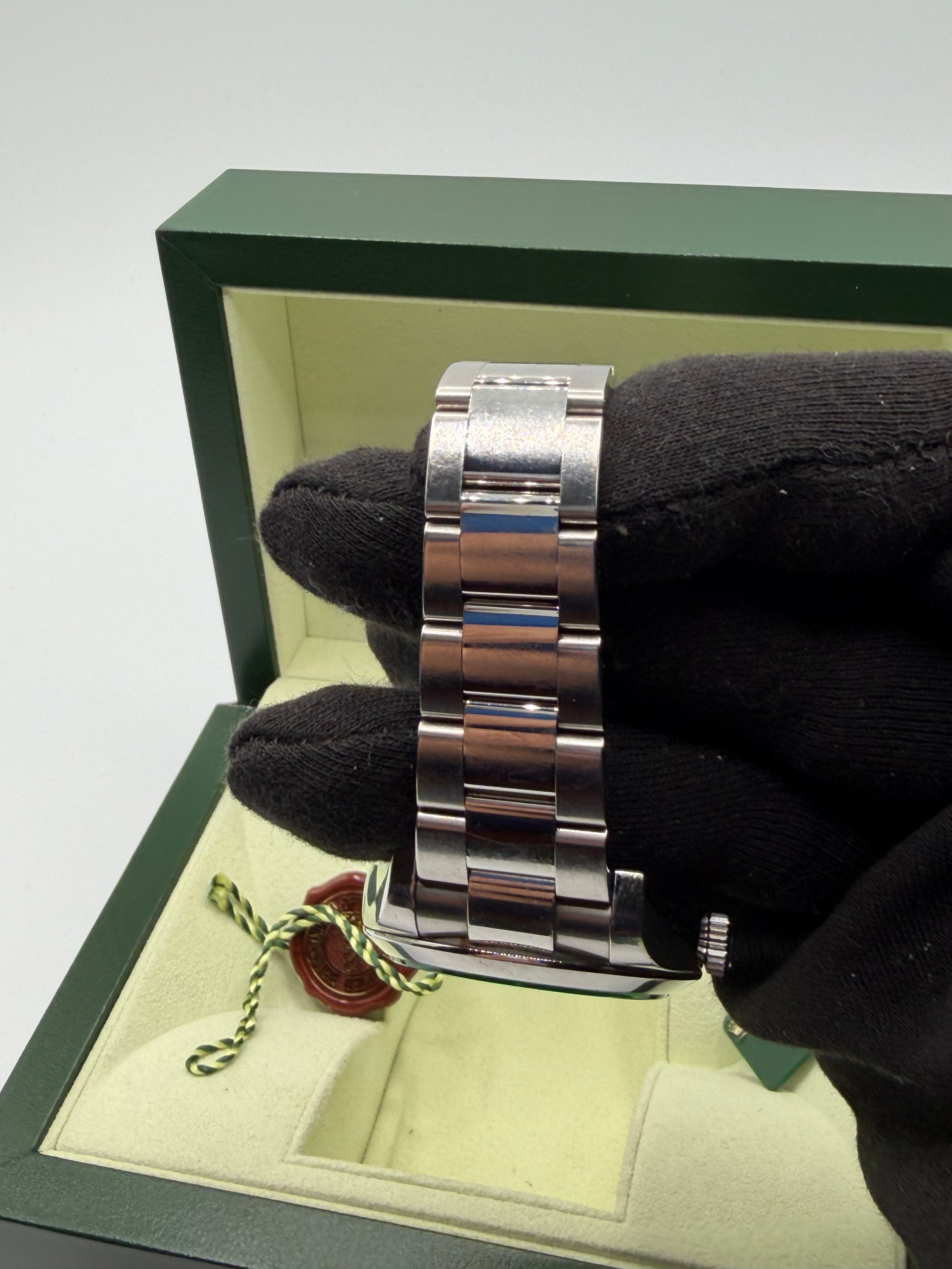 2011 Rolex Milgauss 40MM Black Dial Stainless Steel Oyster Bracelet – Reference 116400 – Complete Full Set
