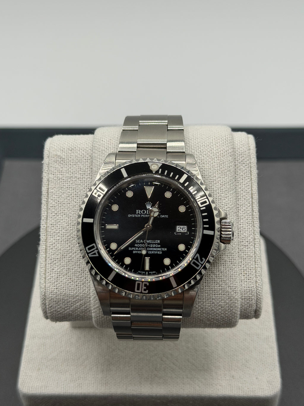 Rolex Sea-Dweller 40mm Ref. 16600 – Black Dial, Stainless Steel Oyster Bracelet