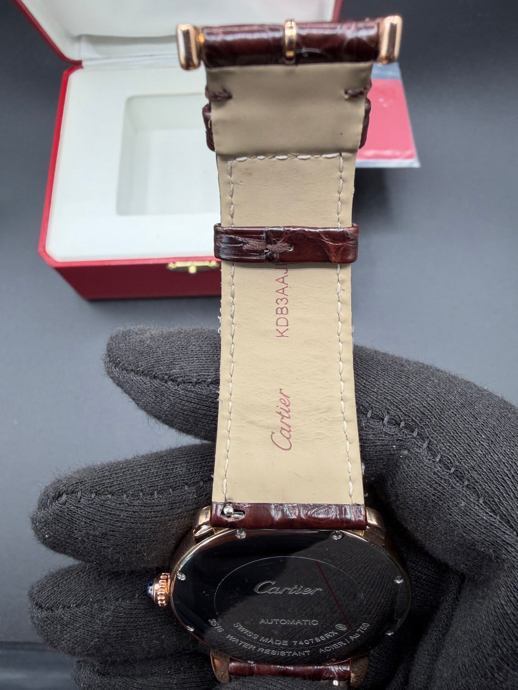 2018 Cartier Ronde Solo XL 42mm 18K Rose Gold Silver Dial W6701009 – Box & Papers