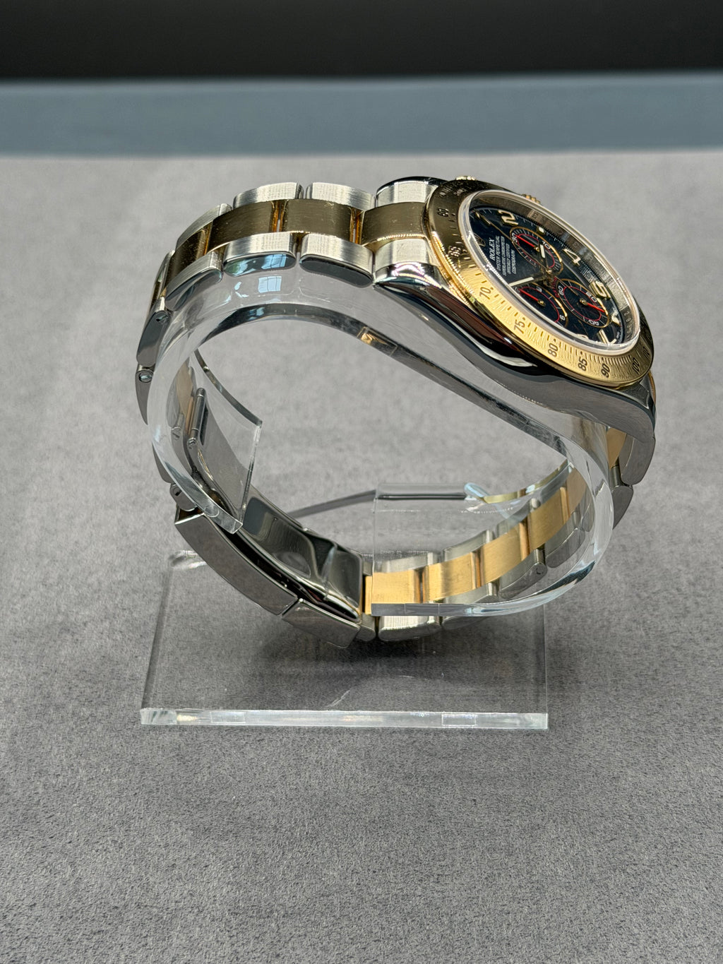 Rolex Daytona 116523 40mm Blue Racing Dial Two-Tone 18K Yellow Gold & Stainless Steel
