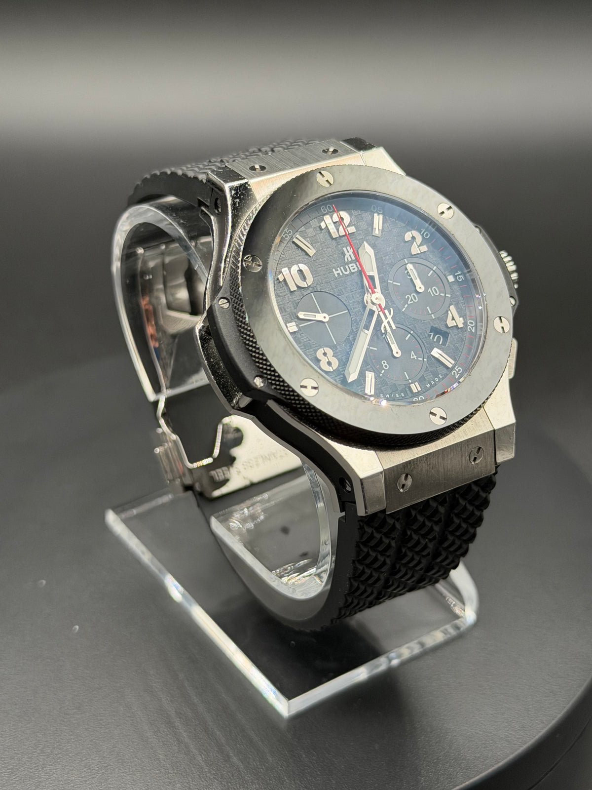 Hublot Big Bang 44mm Black Carbon Dial Ceramic Bezel 301.SB.131.RX – Box & Open Card