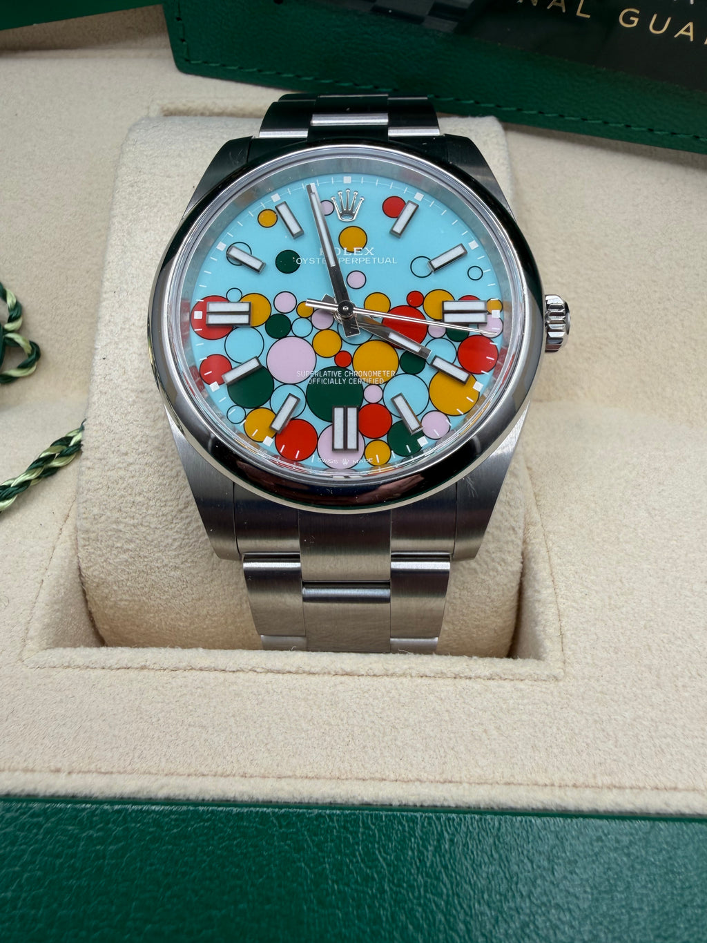 2024 Rolex Oyster Perpetual 41 ‘Celebration’ Dial 124300 – Full Set