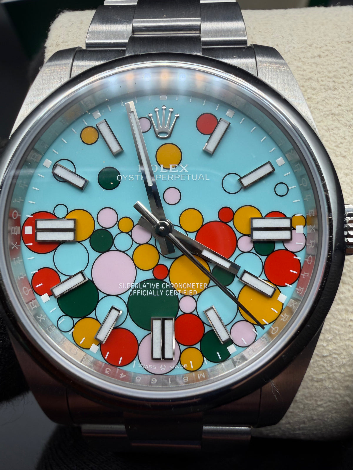 2024 Rolex Oyster Perpetual 41 ‘Celebration’ Dial 124300 – Full Set