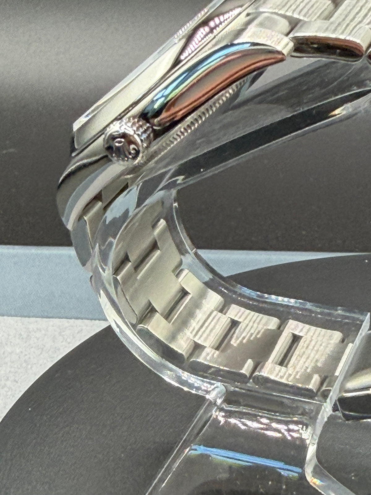 Rolex Oyster Perpetual 36mm Rare Black Concentric Dial – Ref. 116000 – Authenticated