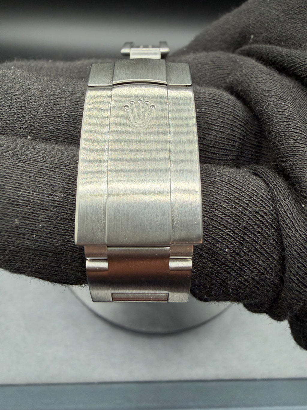 Rolex Oyster Perpetual 36mm Rare Black Concentric Dial – Ref. 116000 – Authenticated