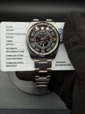 Rolex Oyster Perpetual 36mm Rare Black Concentric Dial – Ref. 116000 – Authenticated