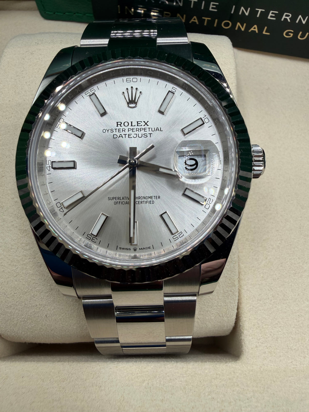 2026 Rolex Datejust 41 Silver Dial Fluted Bezel Oyster – 126334 – New/Unworn – Box & Papers