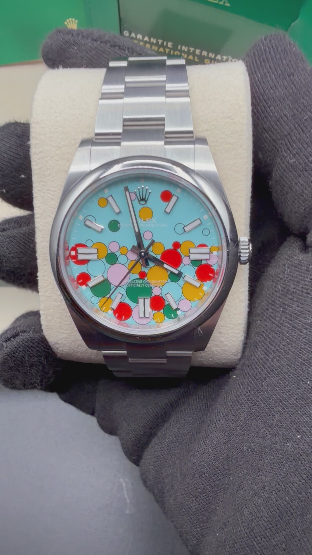 2024 Rolex Oyster Perpetual 41 ‘Celebration’ Dial 124300 – Full Set