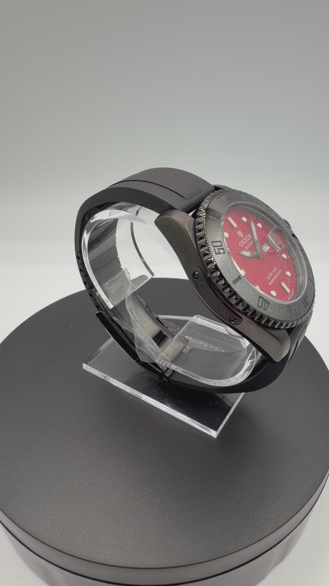 2026 Croton Sea Diver Black Dial Black Case – Swiss – New/Unworn